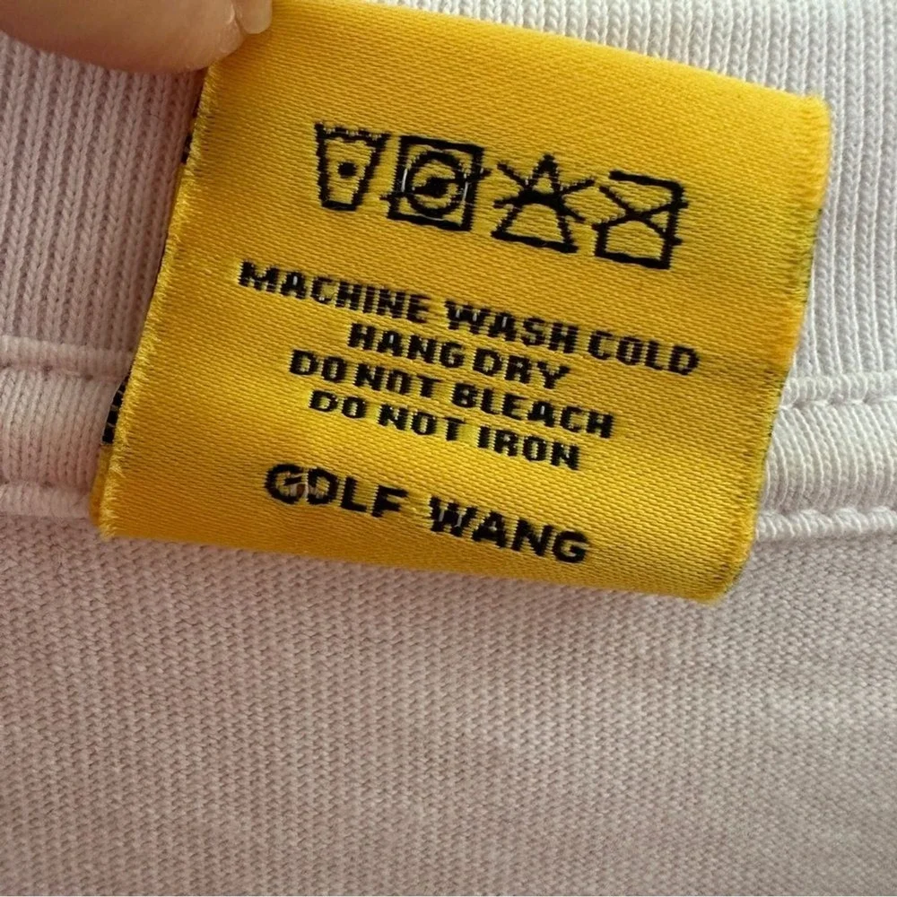 Golf Wang‎ Graphic T-Shirt Mens Size M White Melt The Plastic Short Sleeve Tee